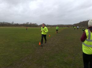 Lorna's pic of me at Huntingdon, NYD